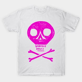 Pink Skull and Cross Bones T-Shirt